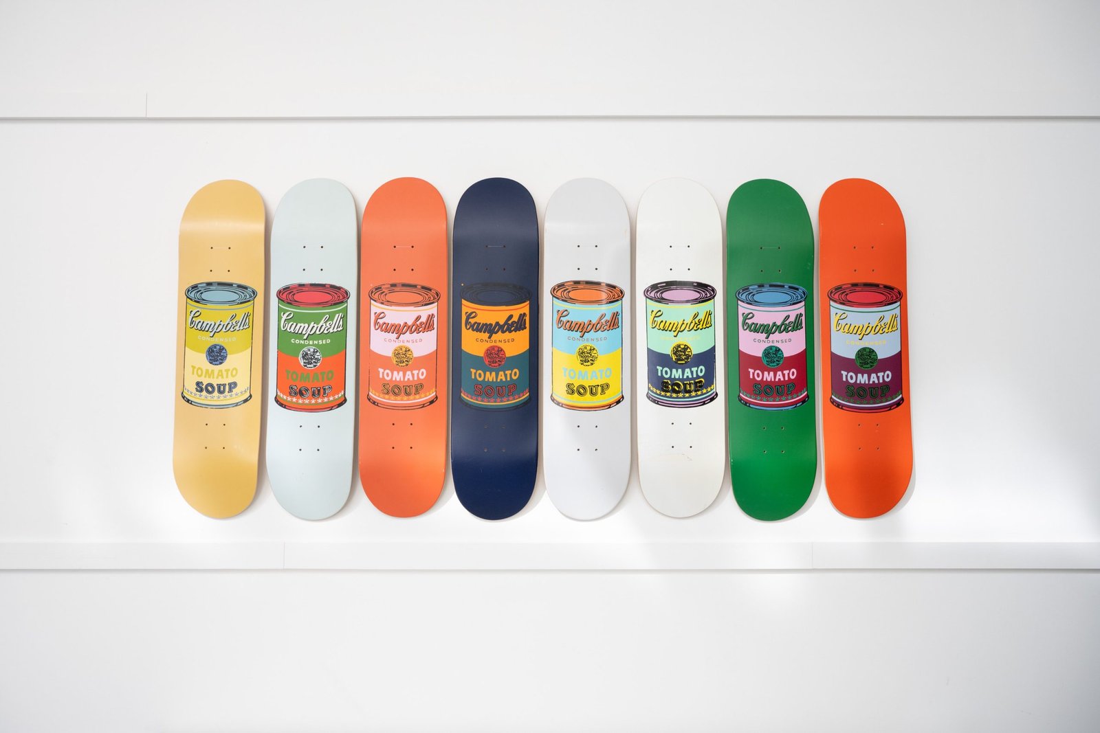 Elevate Your Hotel Decor with Andy Warhol Skateboard Art